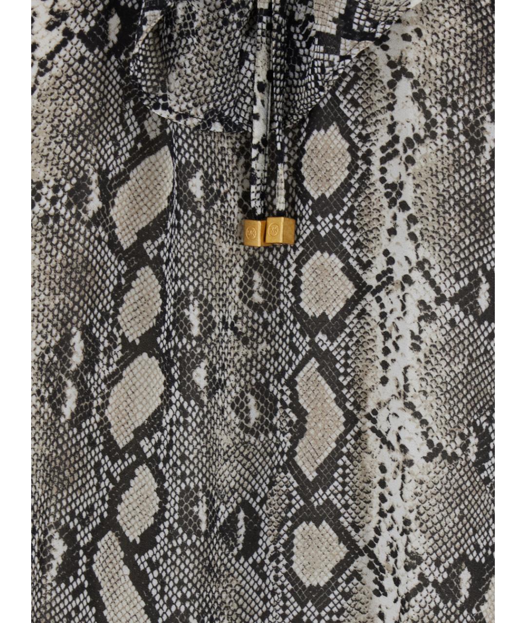 MICHAEL MICHAEL KORS Серое полиэстеровое повседневное платье, фото 3