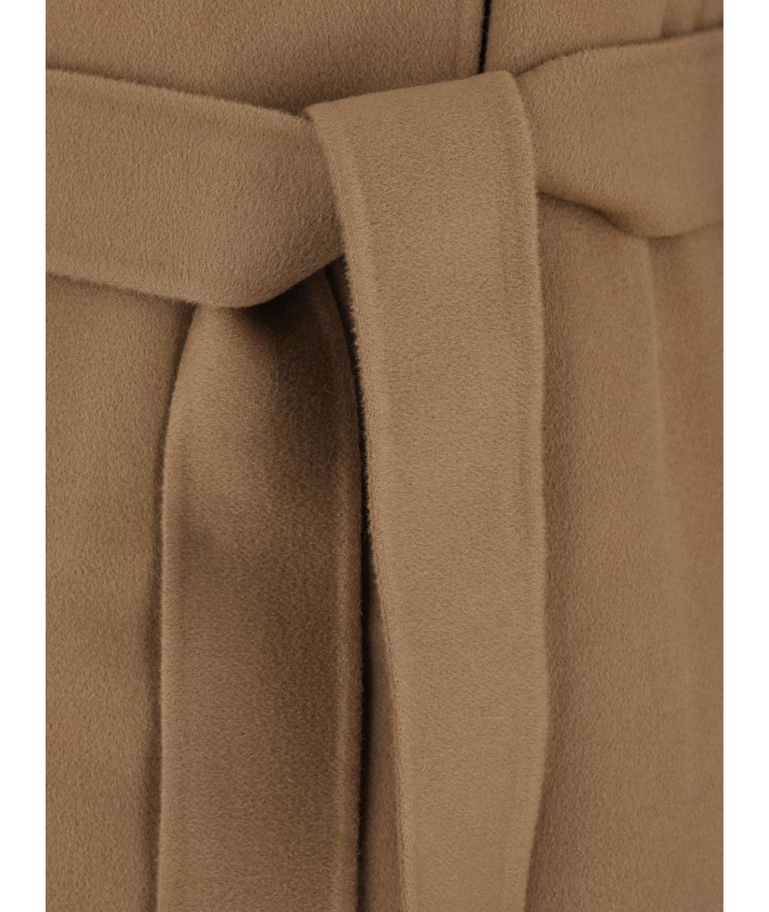 'S MAX MARA Бежевое шерстяное пальто, фото 3