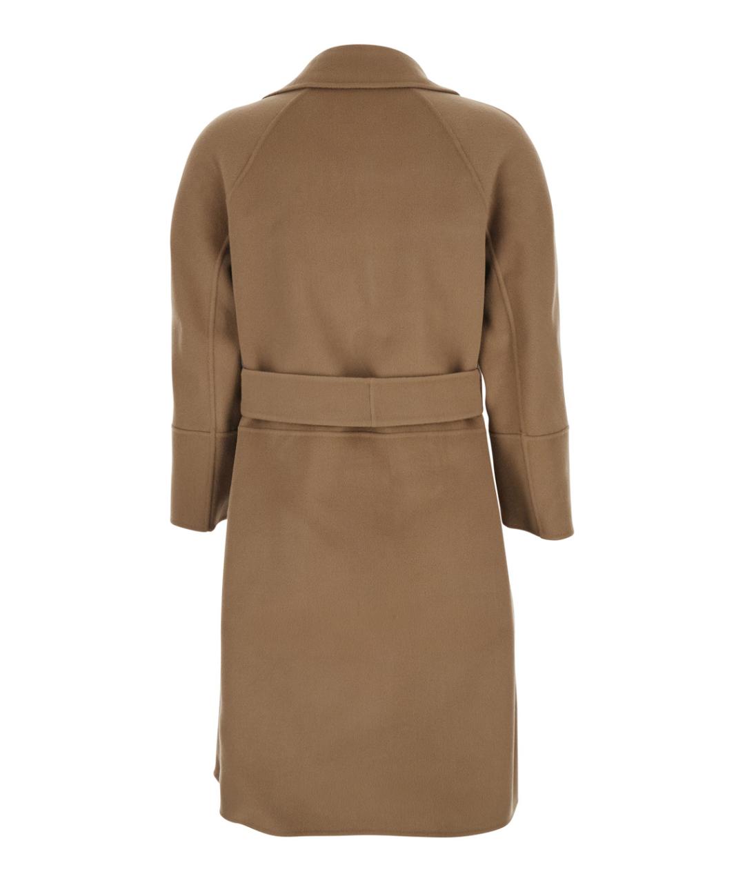 'S MAX MARA Бежевое шерстяное пальто, фото 2