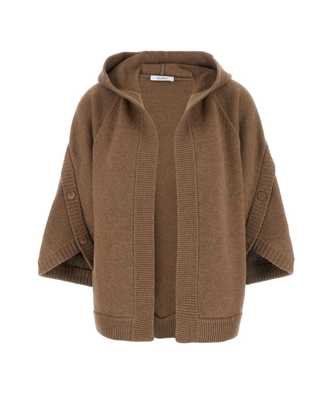 MAX MARA Коричневый шерстяной джемпер / свитер, фото 1