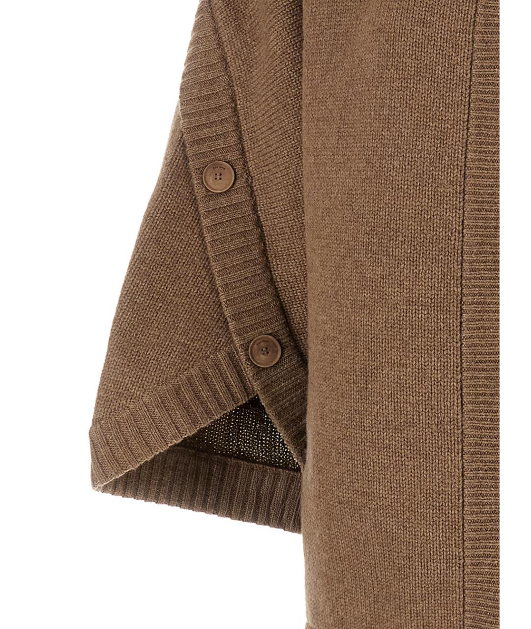 MAX MARA Коричневый шерстяной джемпер / свитер, фото 3
