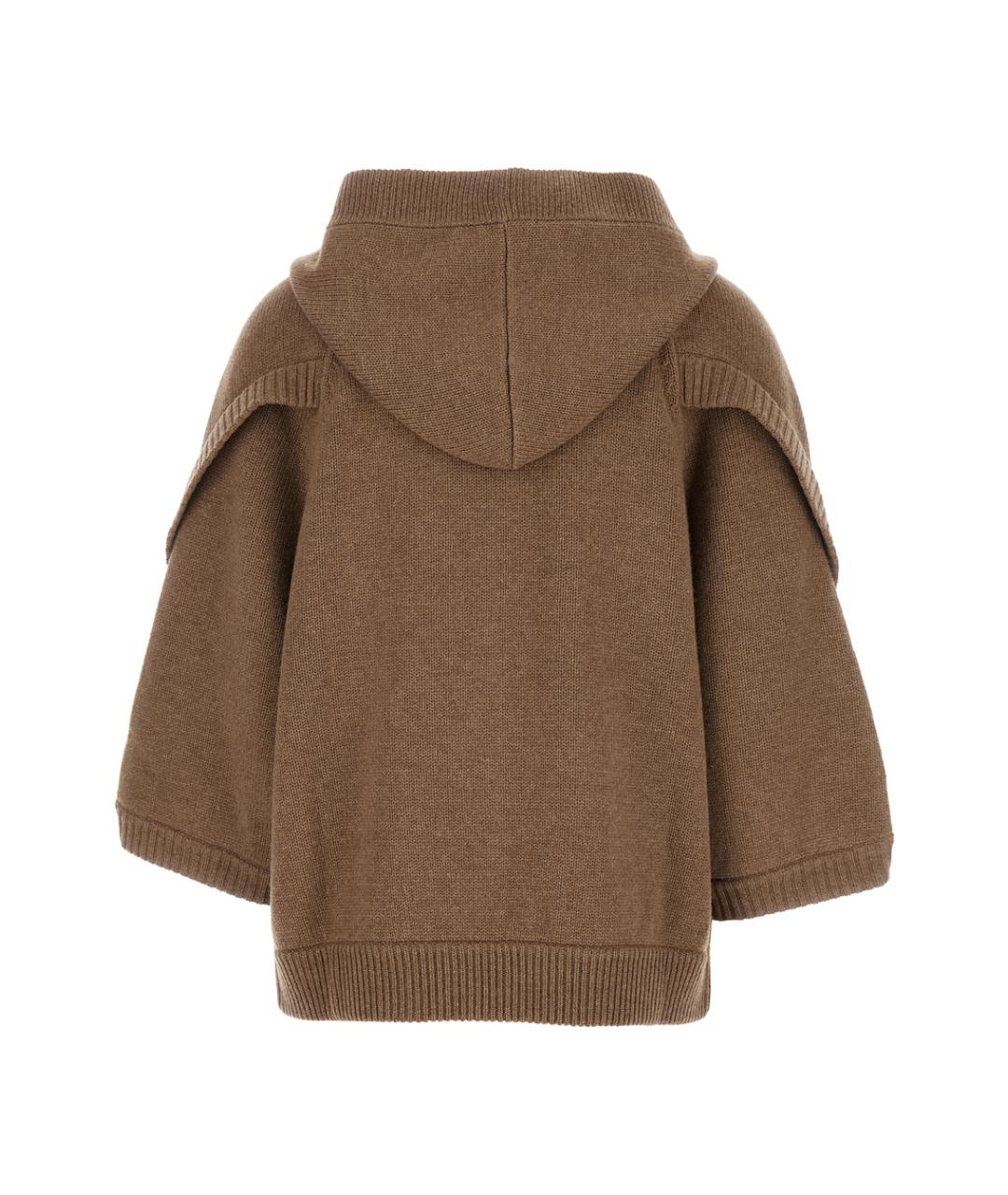 MAX MARA Коричневый шерстяной джемпер / свитер, фото 2