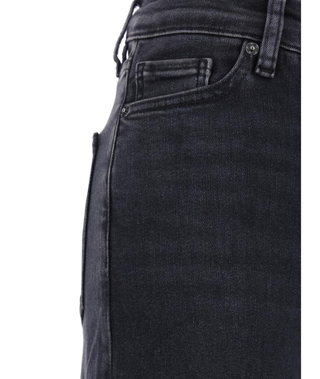 FRAME Черные хлопковые джинсы клеш, фото 3