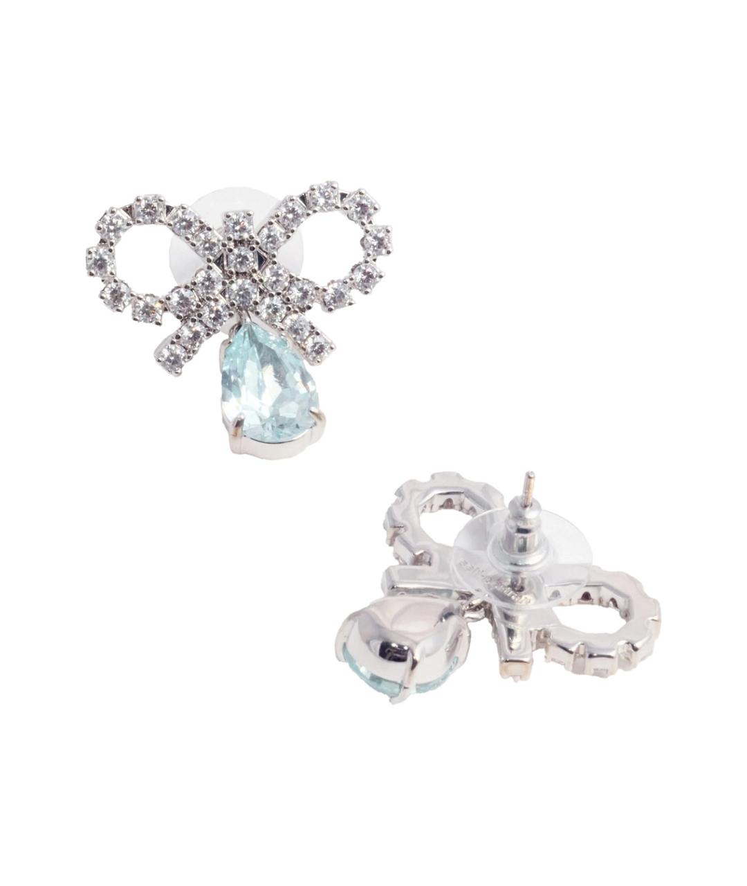 SELF-PORTRAIT Синие латунные серьги, фото 2