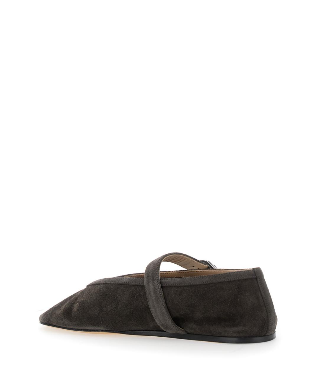 LE MONDE BERYL Черные замшевые балетки, фото 3