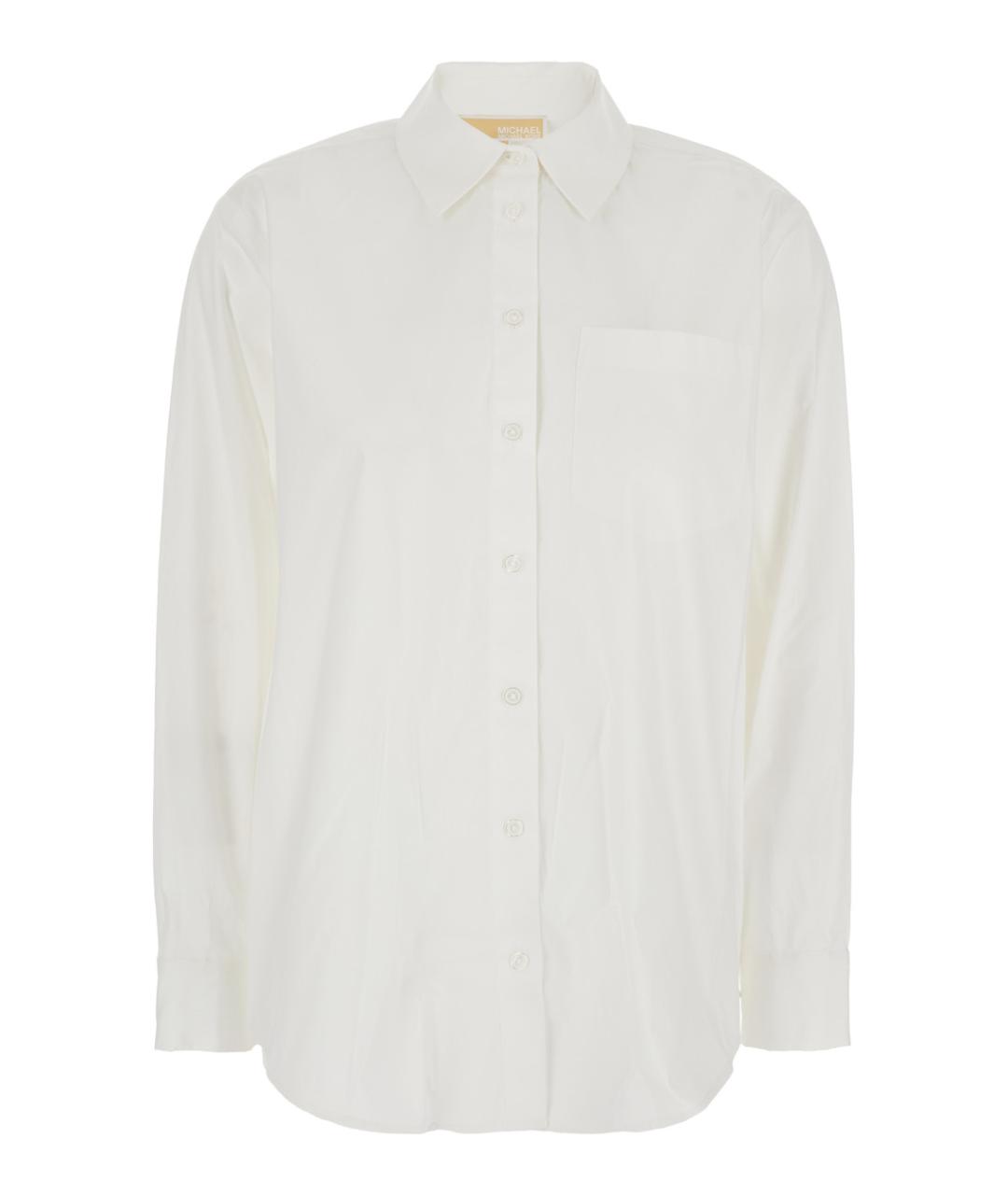 MICHAEL MICHAEL KORS Белая хлопковая рубашка, фото 1