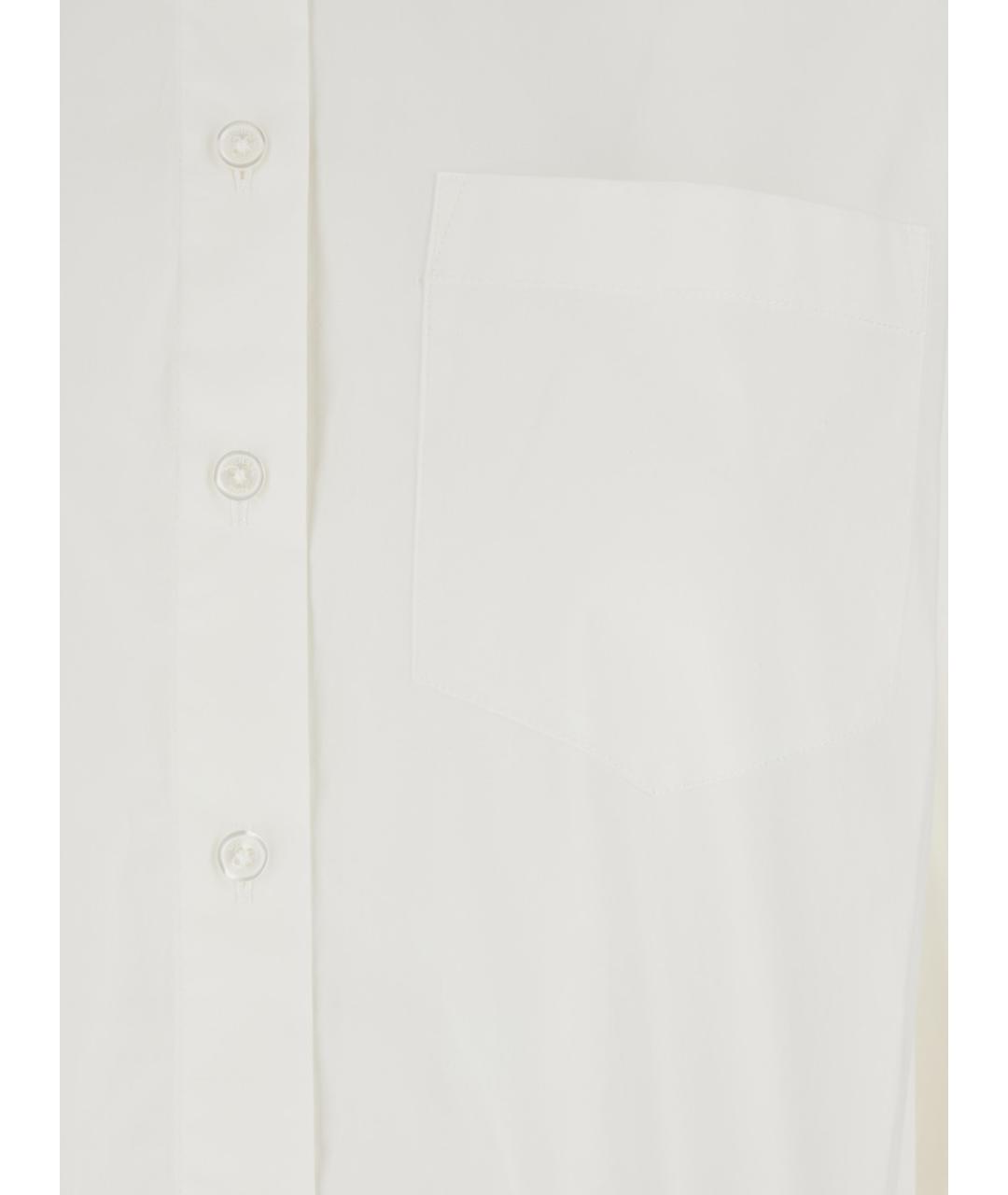 MICHAEL MICHAEL KORS Белая хлопковая рубашка, фото 3