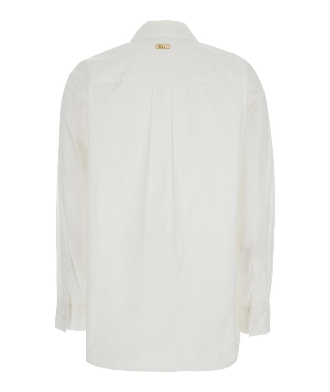 MICHAEL MICHAEL KORS Белая хлопковая рубашка, фото 2