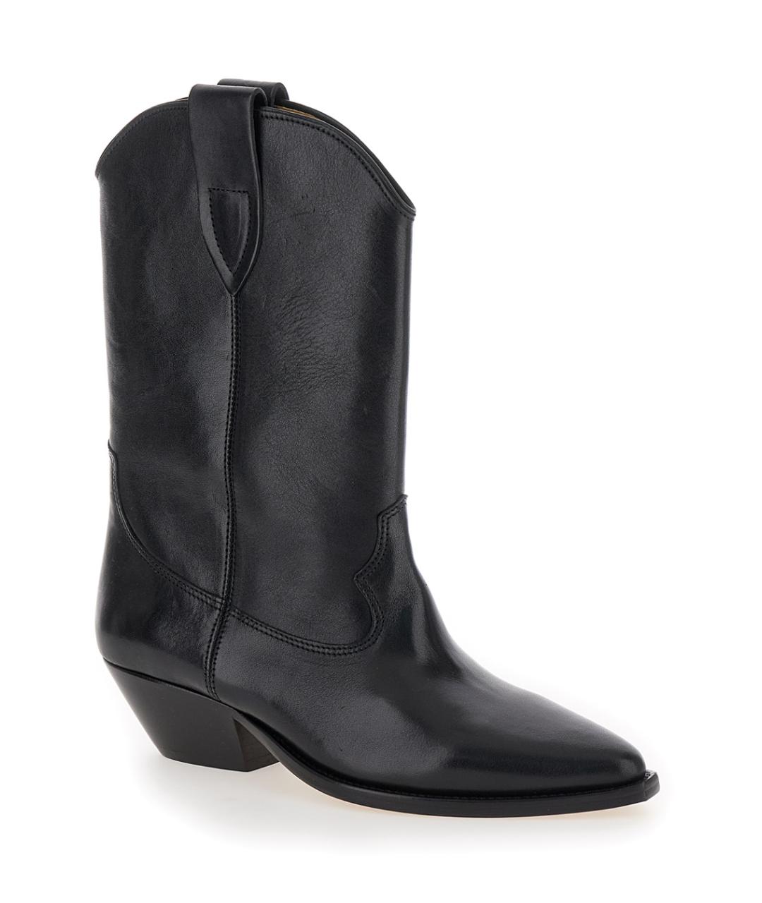 ISABEL MARANT Черные кожаные ботильоны, фото 2