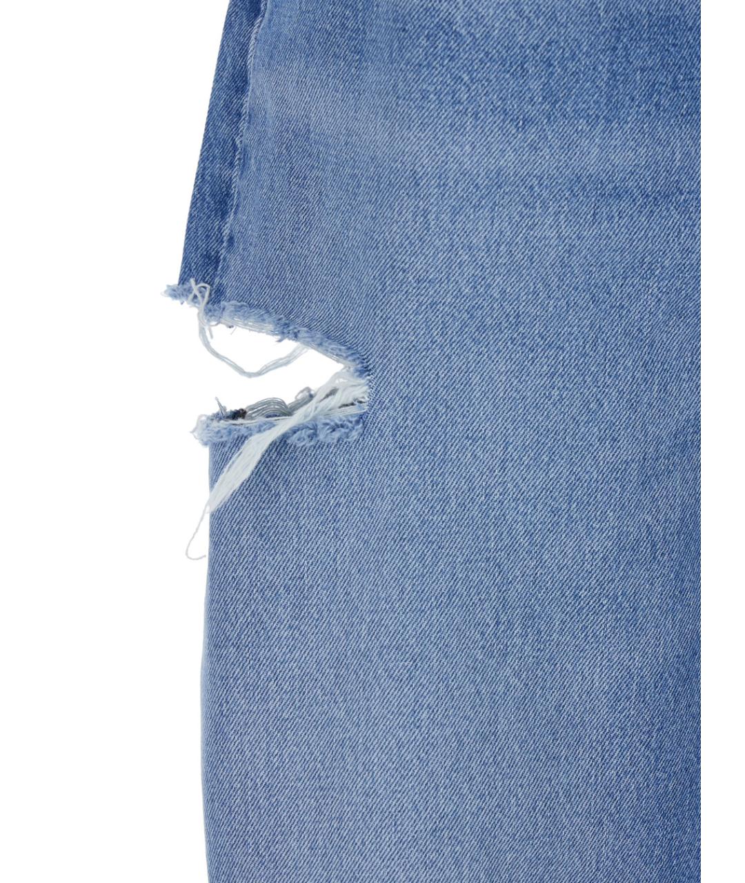 ICON DENIM Синие хлопковые джинсы клеш, фото 3