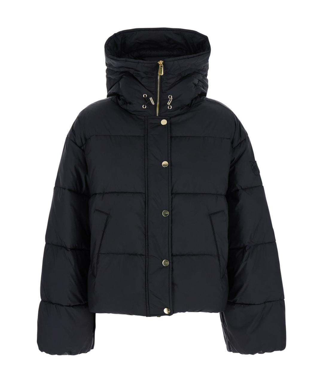 PINKO Черный полиамидовый пуховик, фото 1