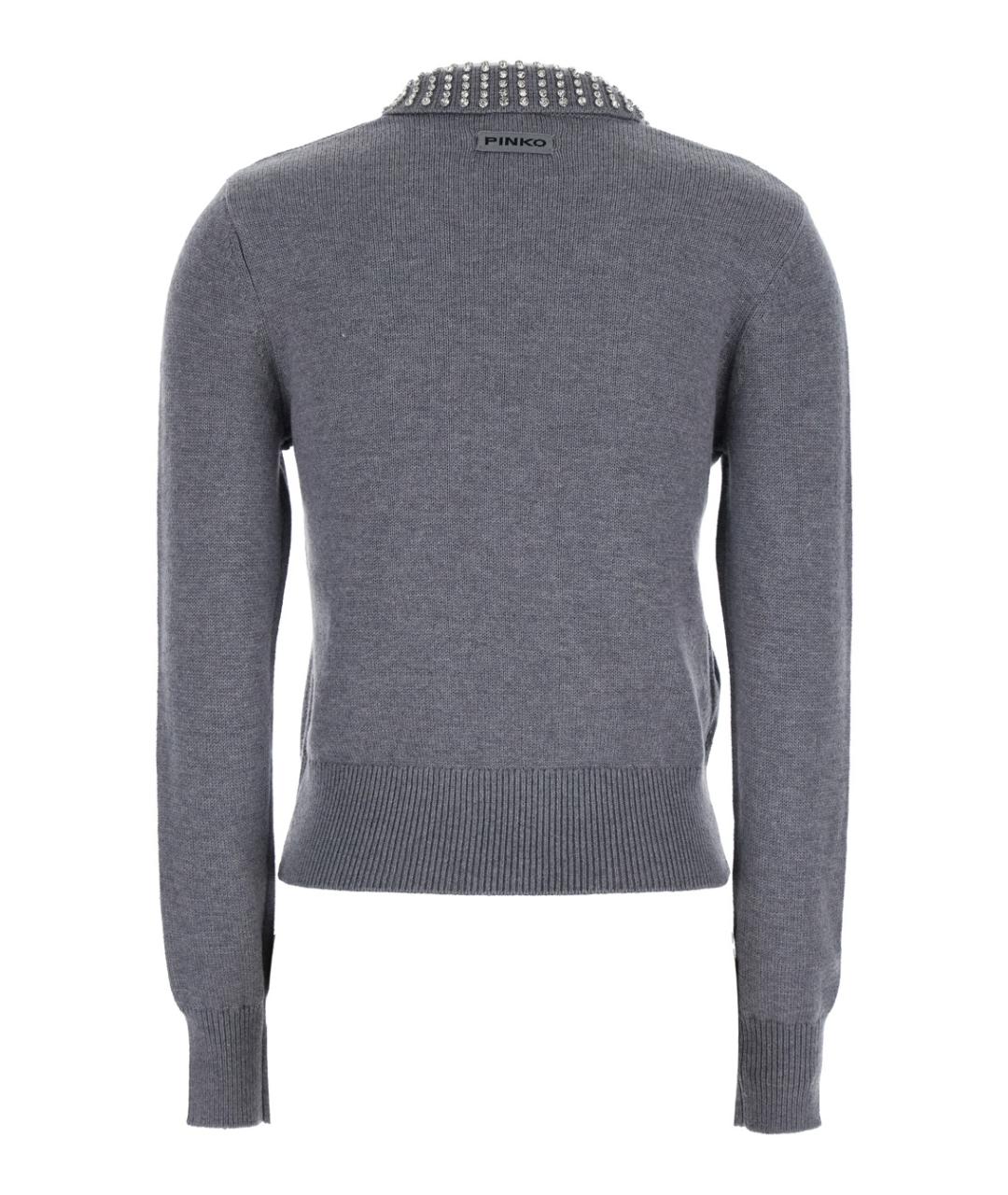 PINKO Серая кашемировая водолазка, фото 2
