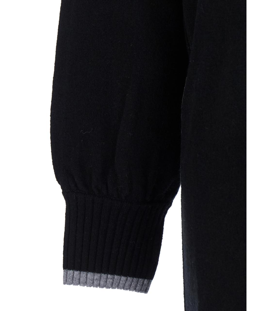 PINKO Черное шерстяное повседневное платье, фото 3