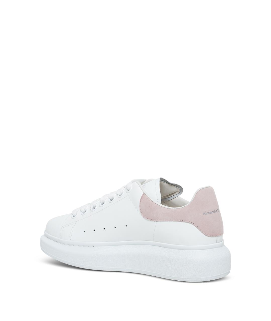 ALEXANDER MCQUEEN Белые кожаные кроссовки, фото 3