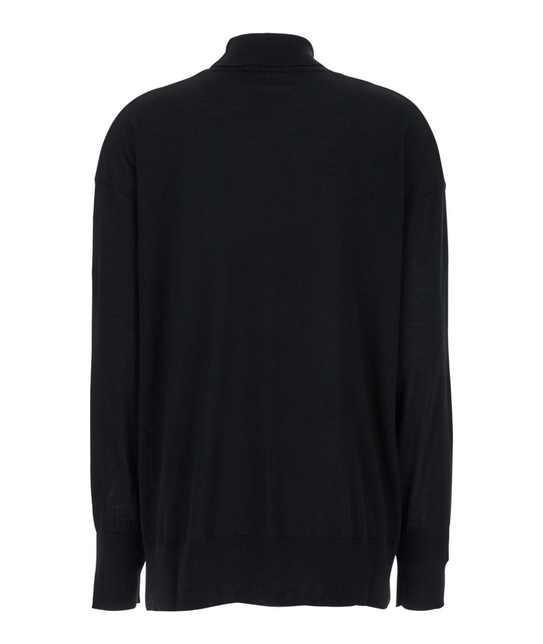 'S MAX MARA Черный шерстяной джемпер / свитер, фото 2