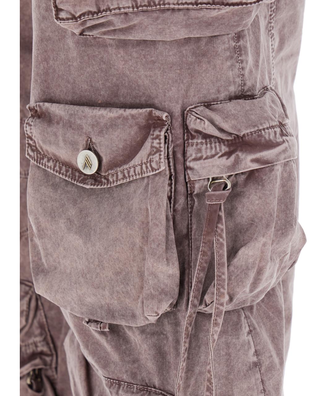 THE ATTICO Розовые хлопковые джинсы клеш, фото 3