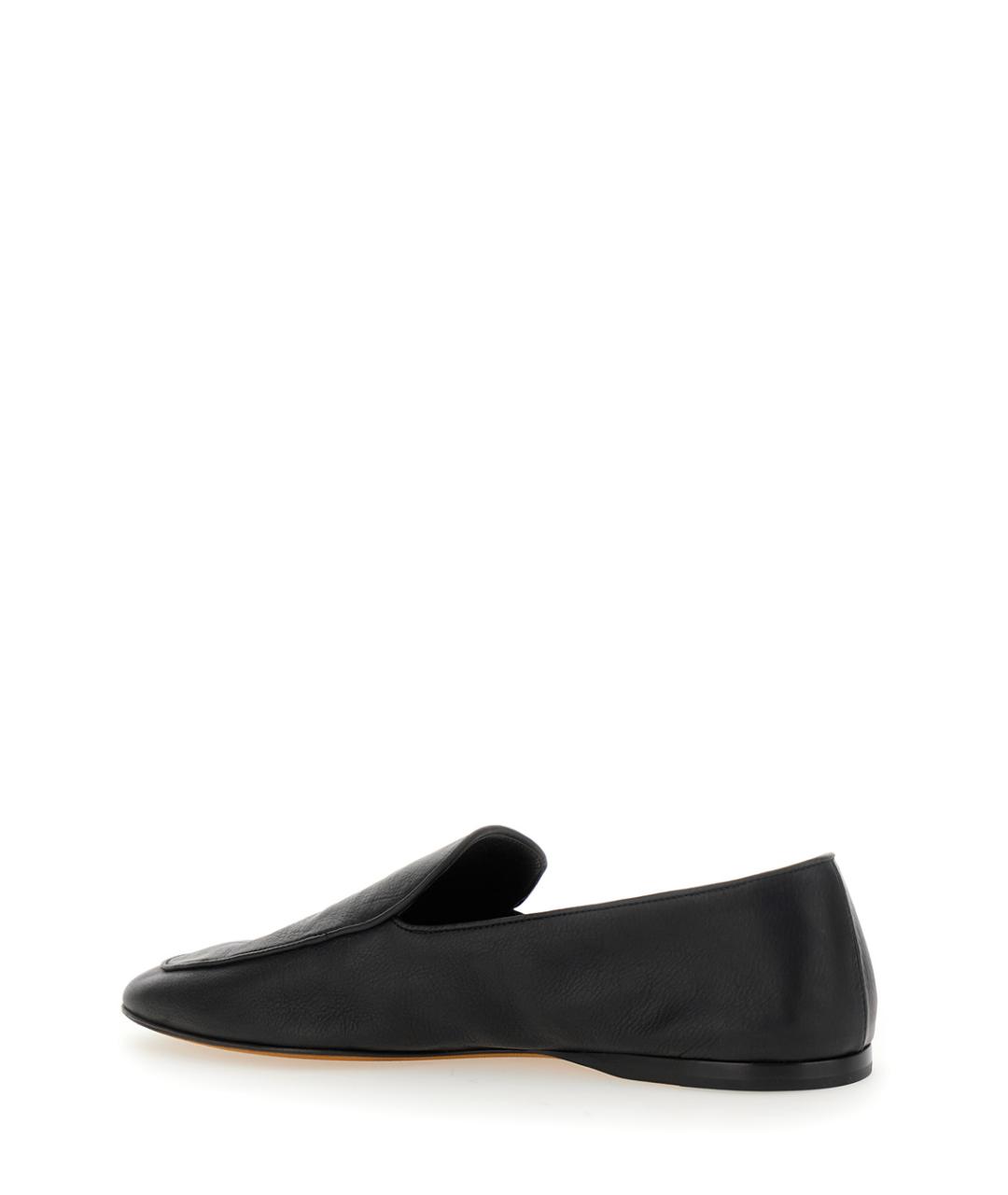 THE ROW Черные кожаные лоферы, фото 3