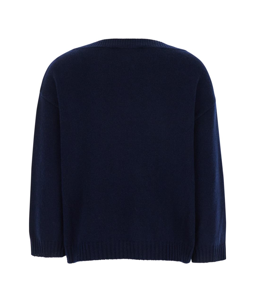 VALENTINO Синий кашемировый джемпер / свитер, фото 1