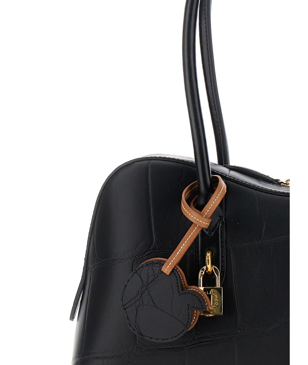 STELLA MCCARTNEY Черная сумка с короткими ручками из искусственной кожи, фото 3