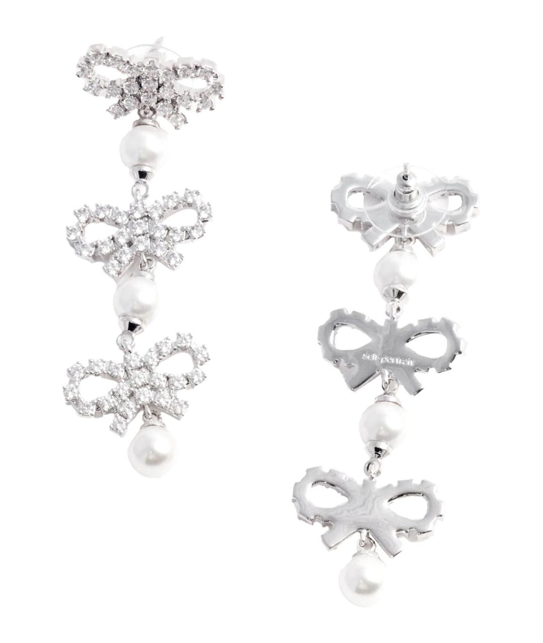 SELF-PORTRAIT Серебряные латунные серьги, фото 2