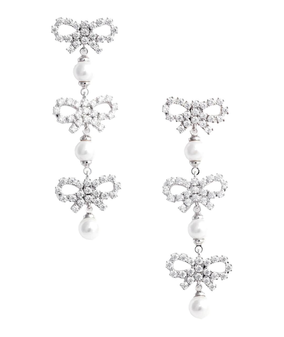 SELF-PORTRAIT Серебряные латунные серьги, фото 1