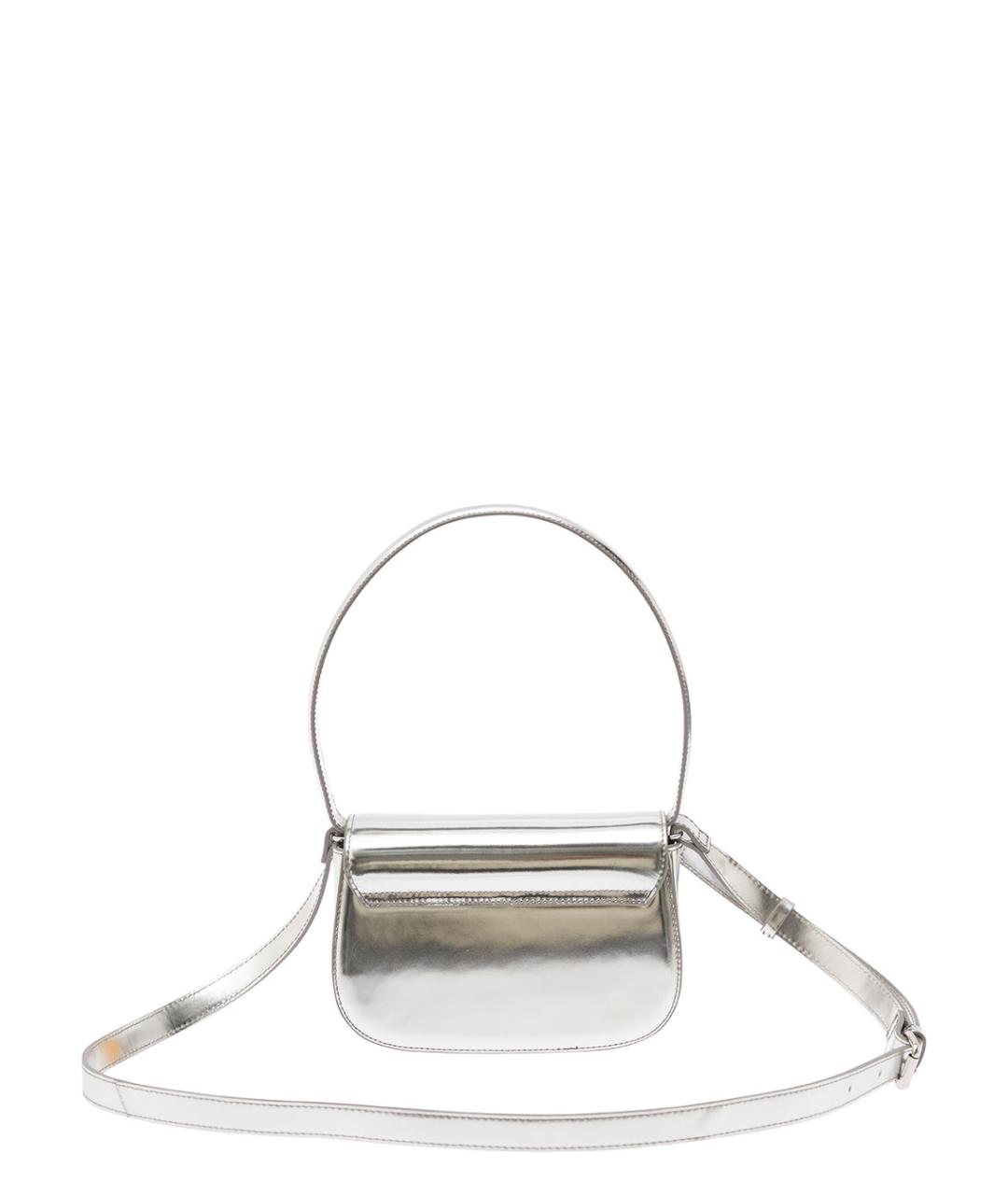 DIESEL Серебряная сумка через плечо, фото 4