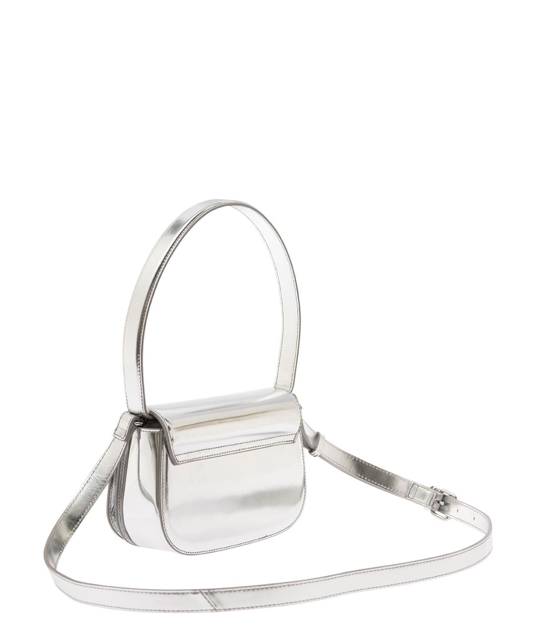 DIESEL Серебряная сумка через плечо, фото 3