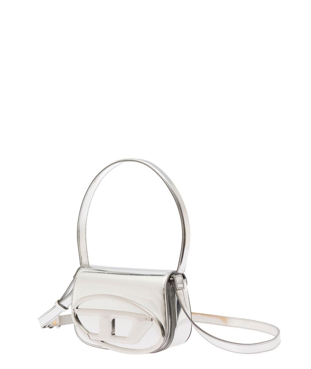 DIESEL Серебряная сумка через плечо, фото 2