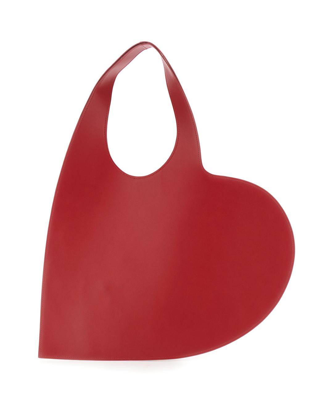 COPERNI Красная кожаная сумка с короткими ручками, фото 2