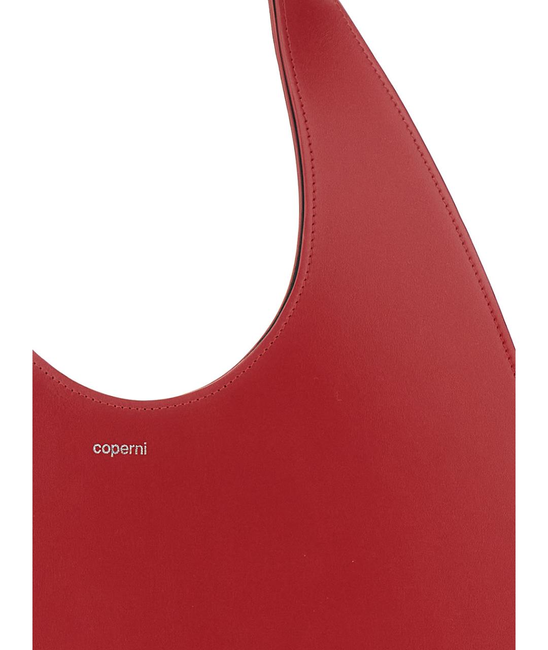 COPERNI Красная кожаная сумка с короткими ручками, фото 3