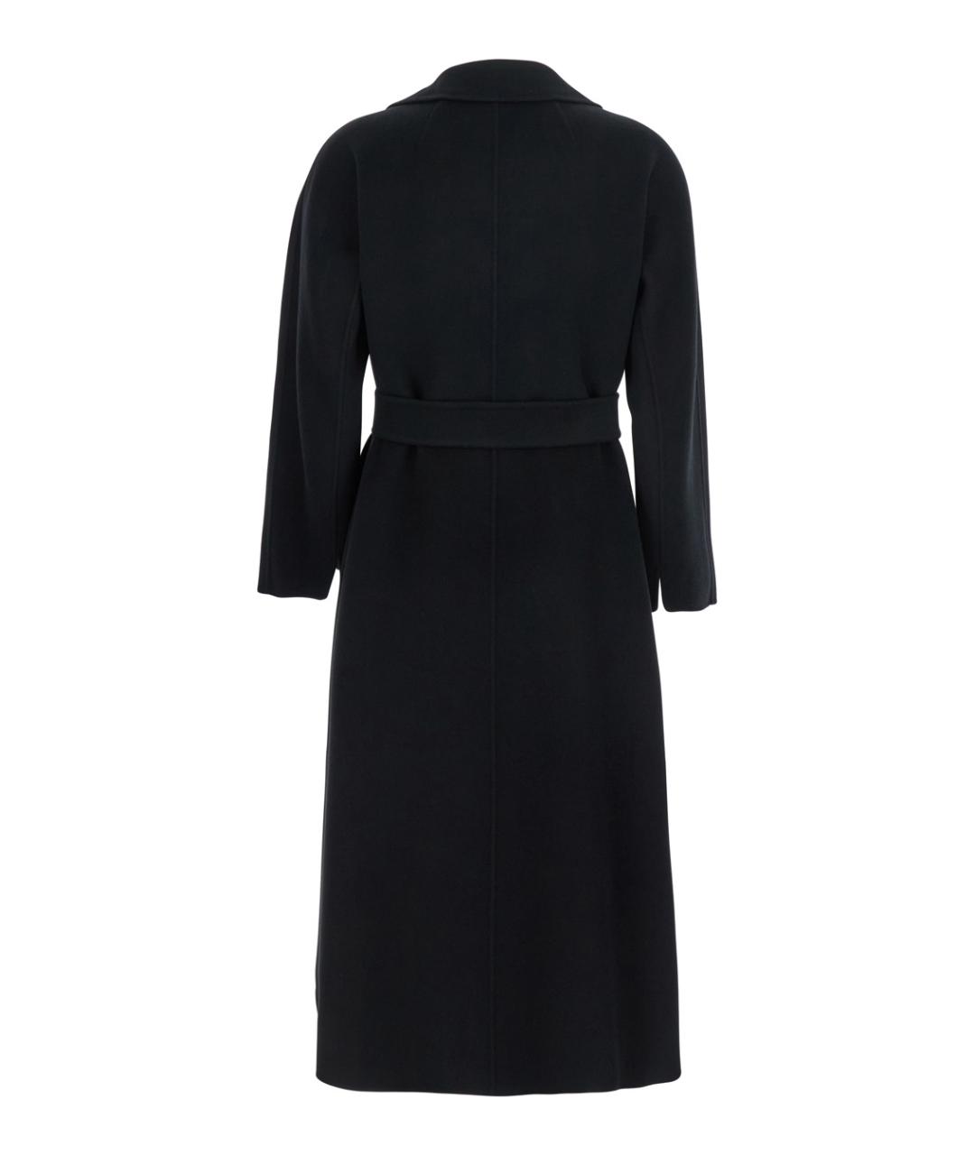 'S MAX MARA Черное шерстяное пальто, фото 2