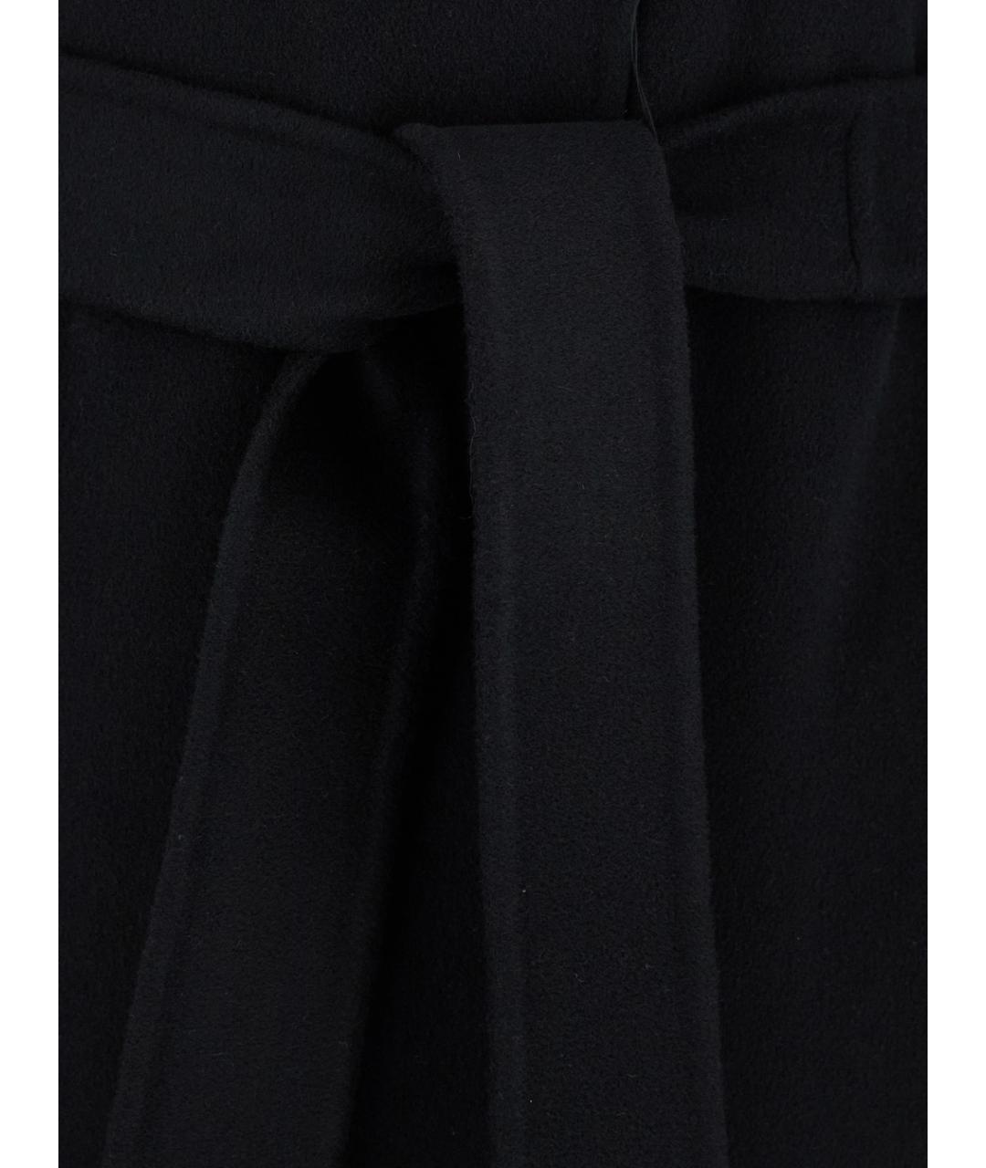 'S MAX MARA Черное шерстяное пальто, фото 3
