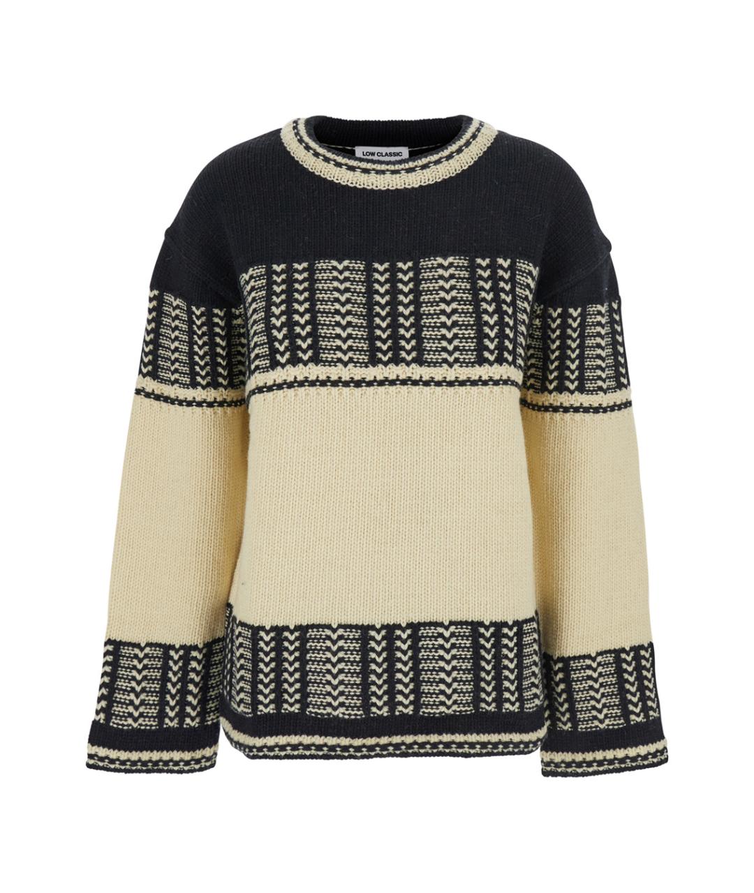 LOW CLASSIC Мульти шерстяной джемпер / свитер, фото 1