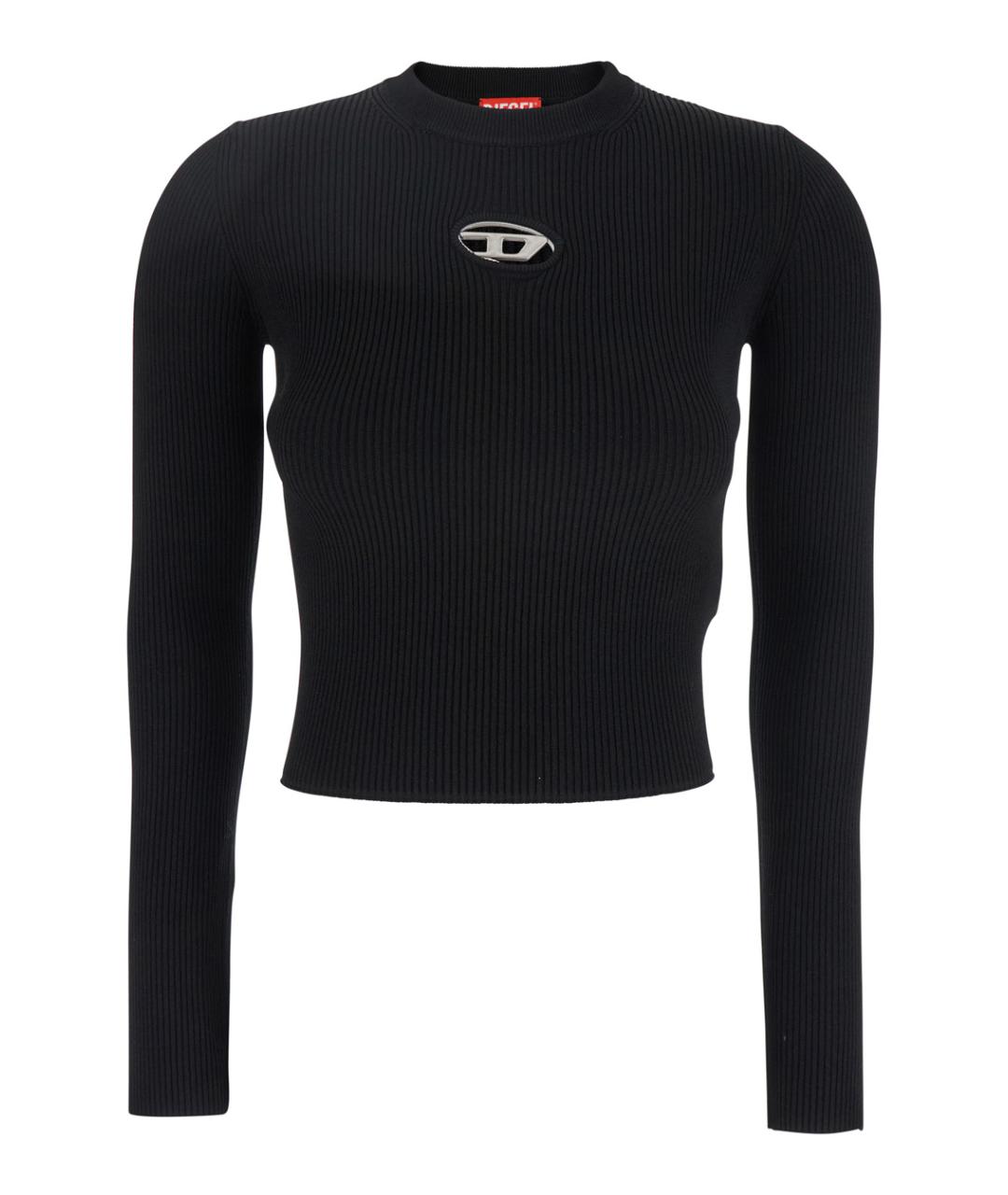 DIESEL Черная вискозная водолазка, фото 1