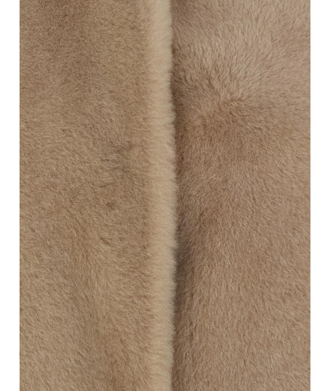 YVES SALOMON Бежевая меховая шуба, фото 3