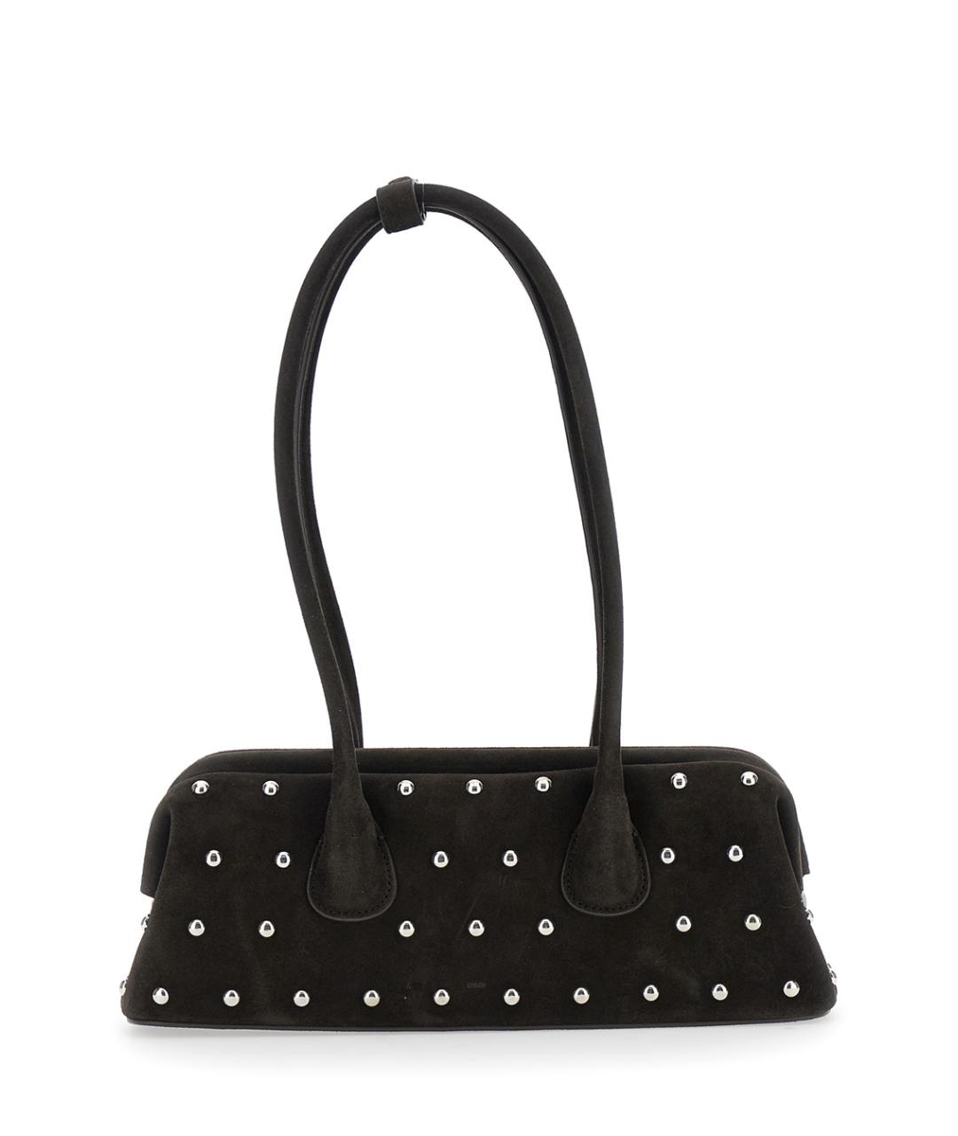 OSOI Коричневая замшевая сумка через плечо, фото 1