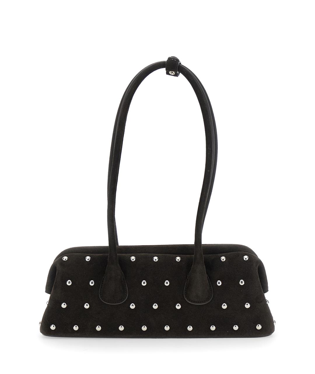 OSOI Коричневая замшевая сумка через плечо, фото 2