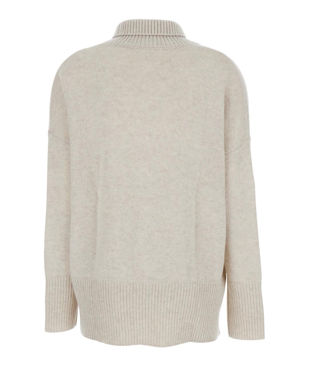 LISA YANG Белый кашемировый джемпер / свитер, фото 2