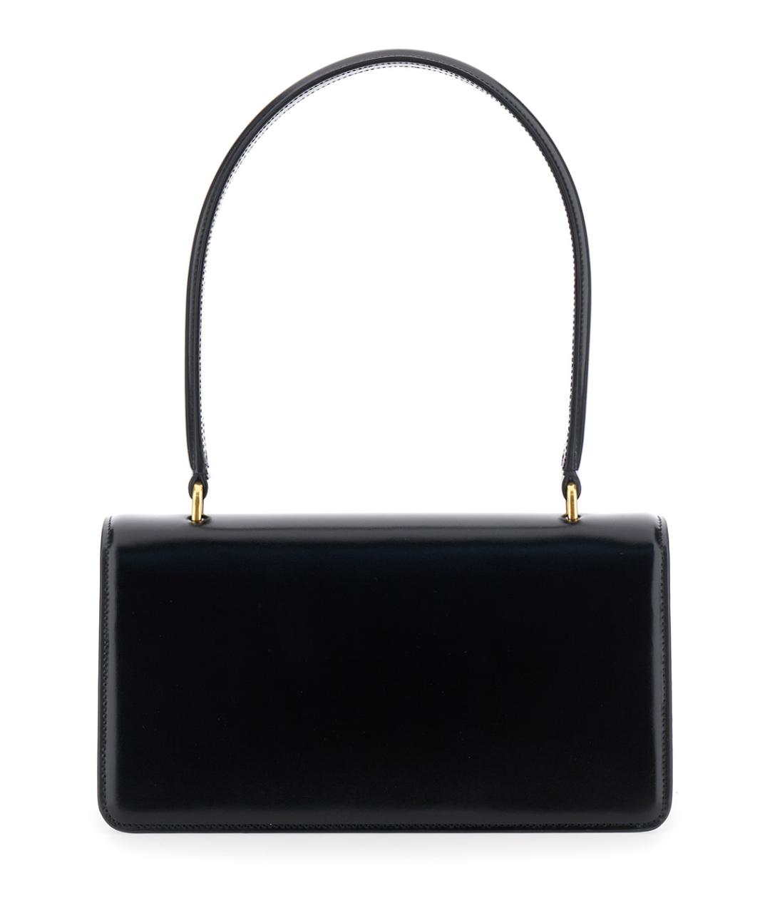 VALENTINO Черная кожаная сумка через плечо, фото 2