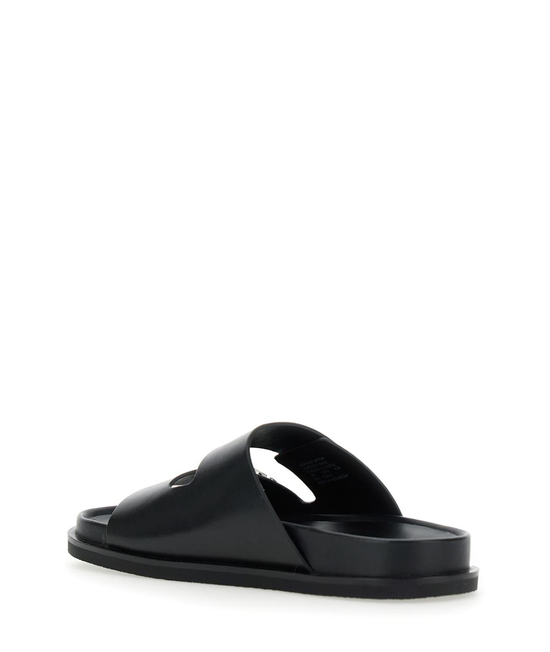 TORY BURCH Черные кожаные сандалии, фото 3