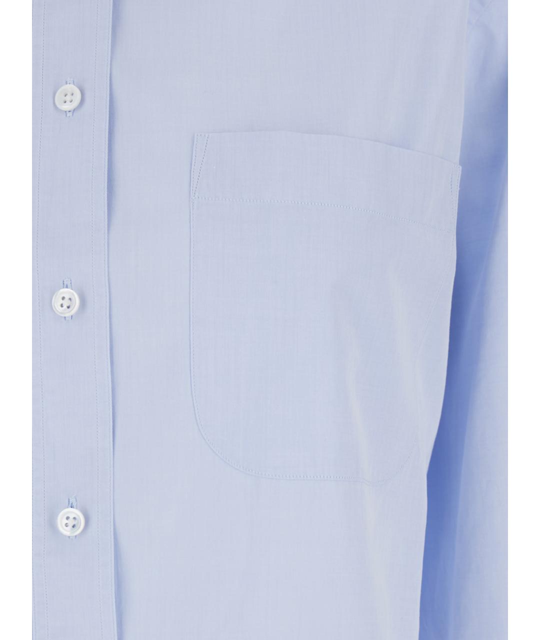 THE ROW Голубая хлопковая рубашка, фото 3