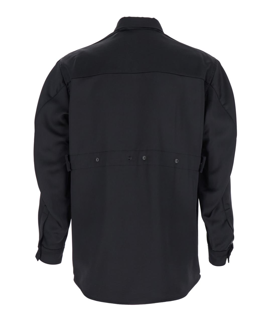 MONCLER Черная полиэстеровая рубашка, фото 2