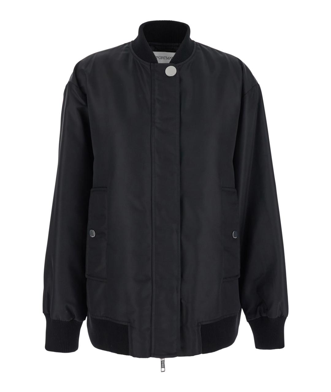 SPORTMAX Черная полиамидовая куртка, фото 1