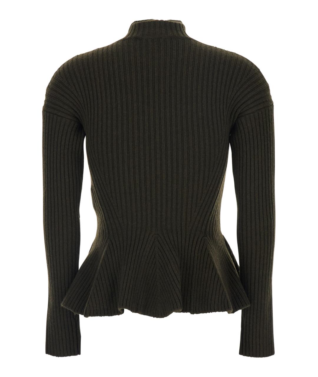 MAX MARA Зеленый шерстяной джемпер / свитер, фото 2