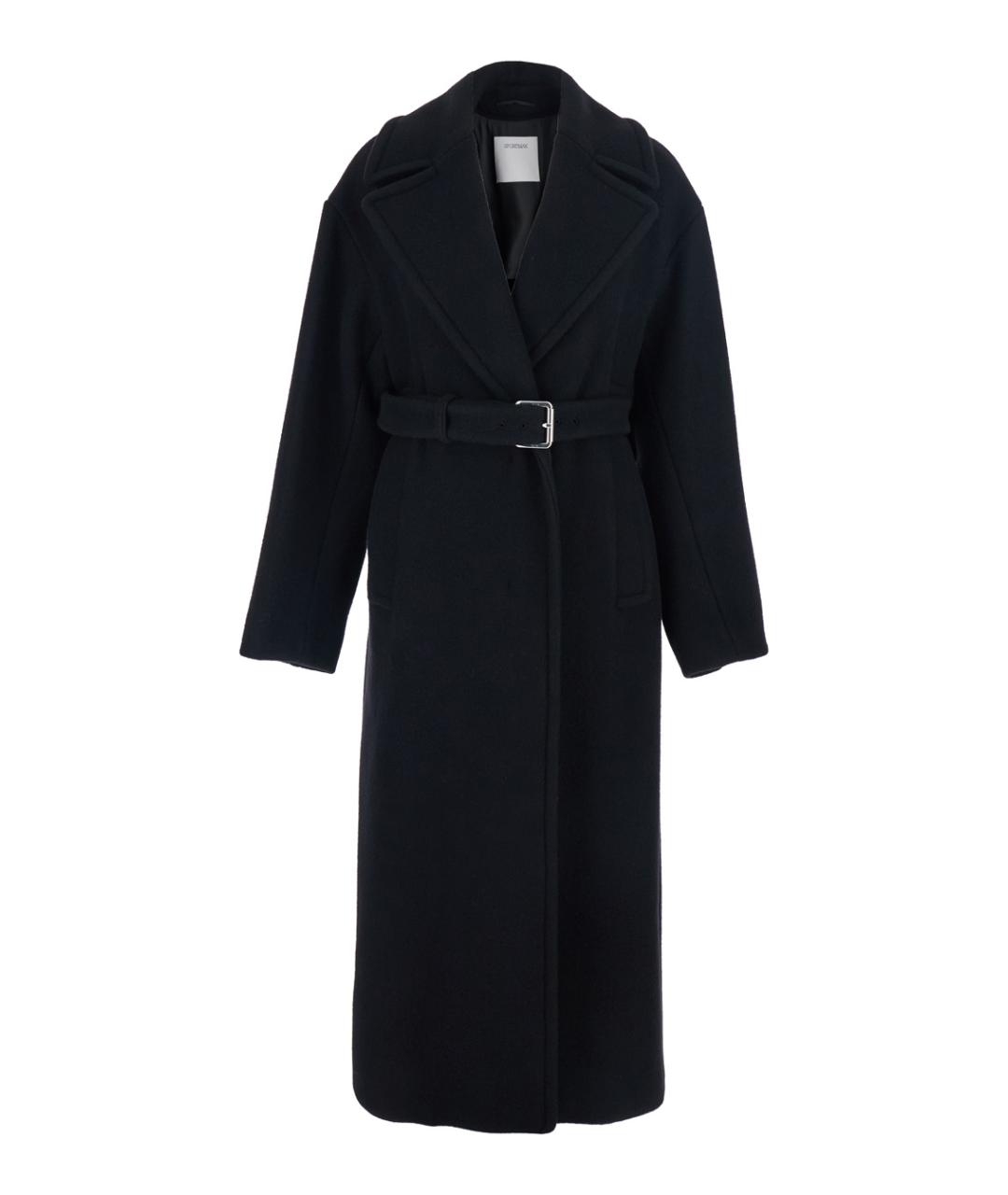 SPORTMAX Черное шерстяное пальто, фото 1