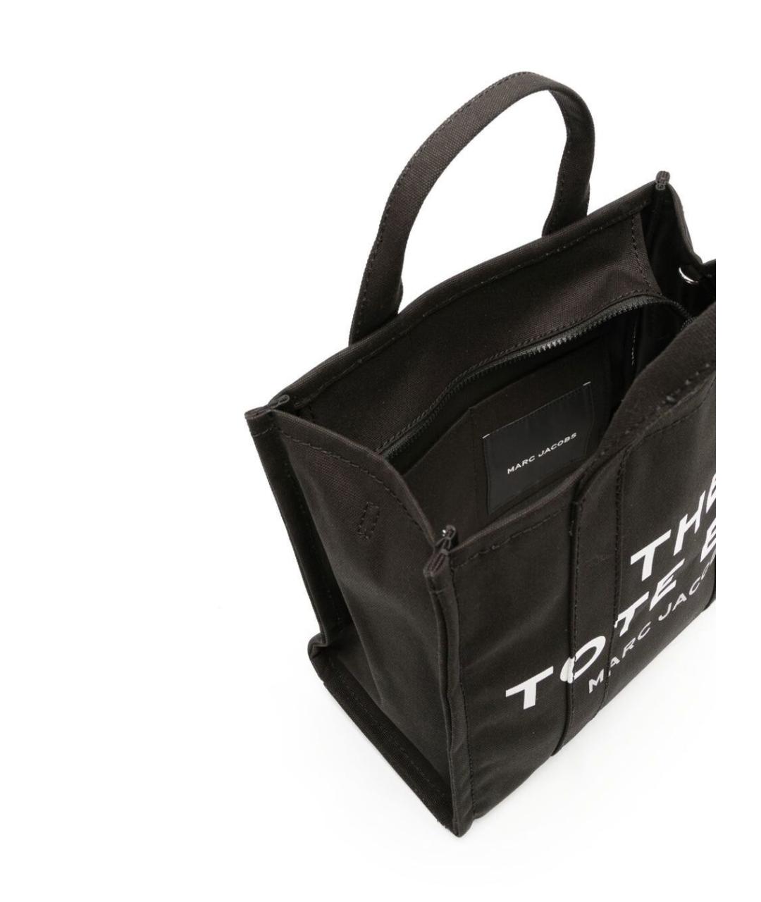 MARC JACOBS Черная хлопковая сумка тоут, фото 3