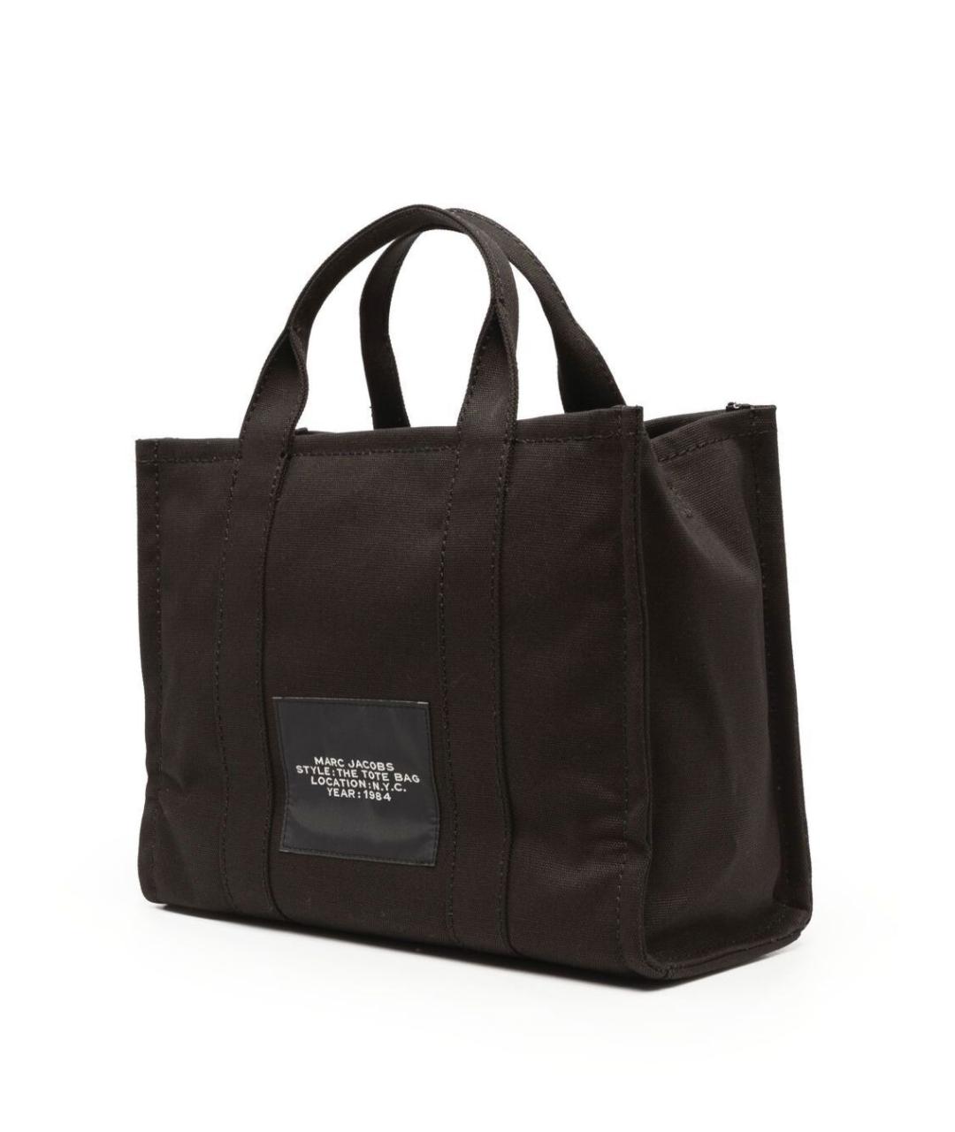 MARC JACOBS Черная хлопковая сумка тоут, фото 2