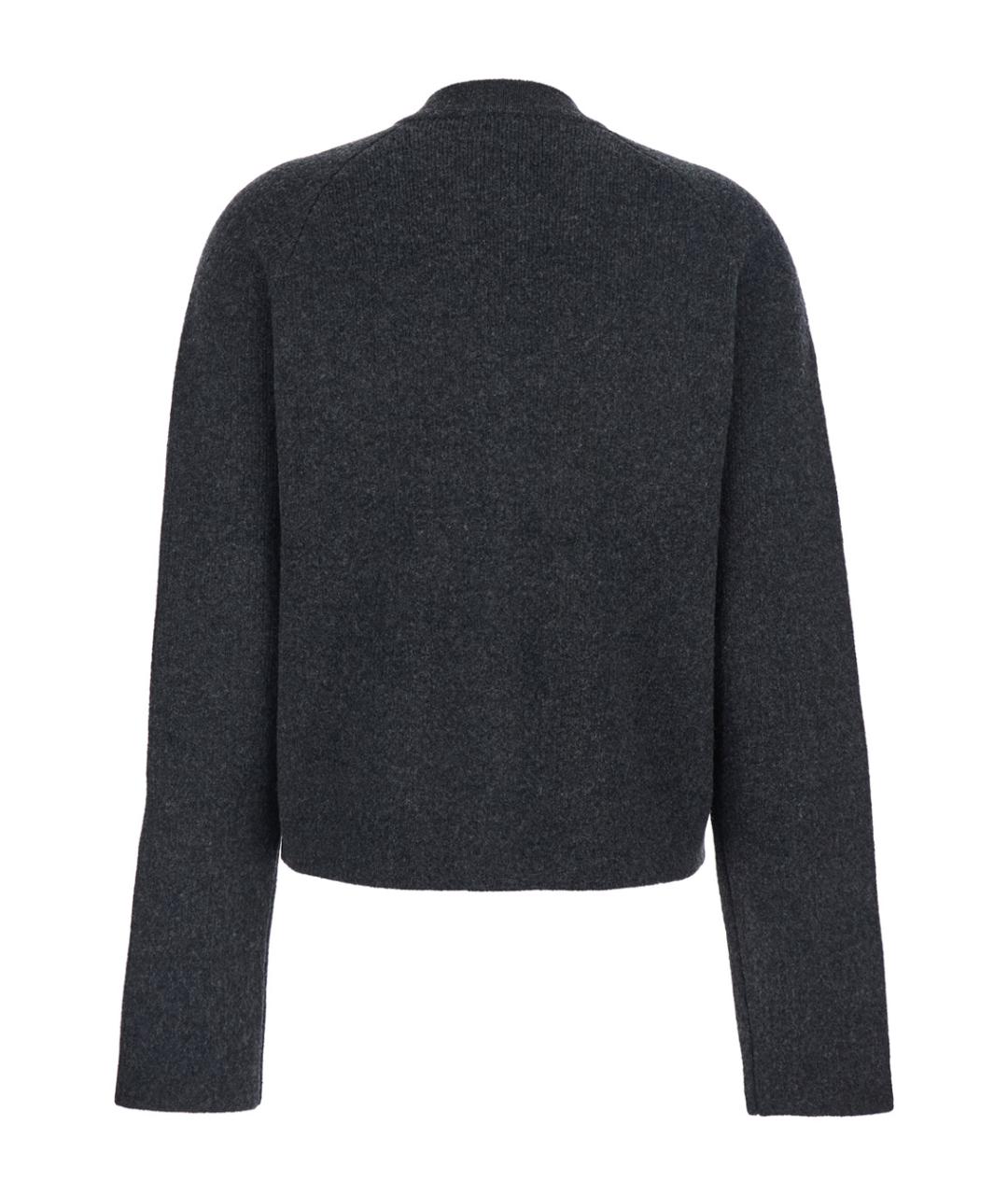 TOTEME Серый шерстяной кардиган, фото 2