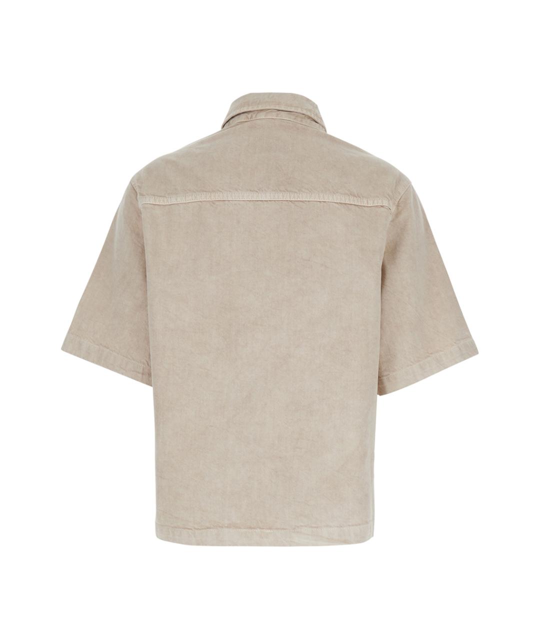 HAIKURE Бежевая хлопковая рубашка, фото 2