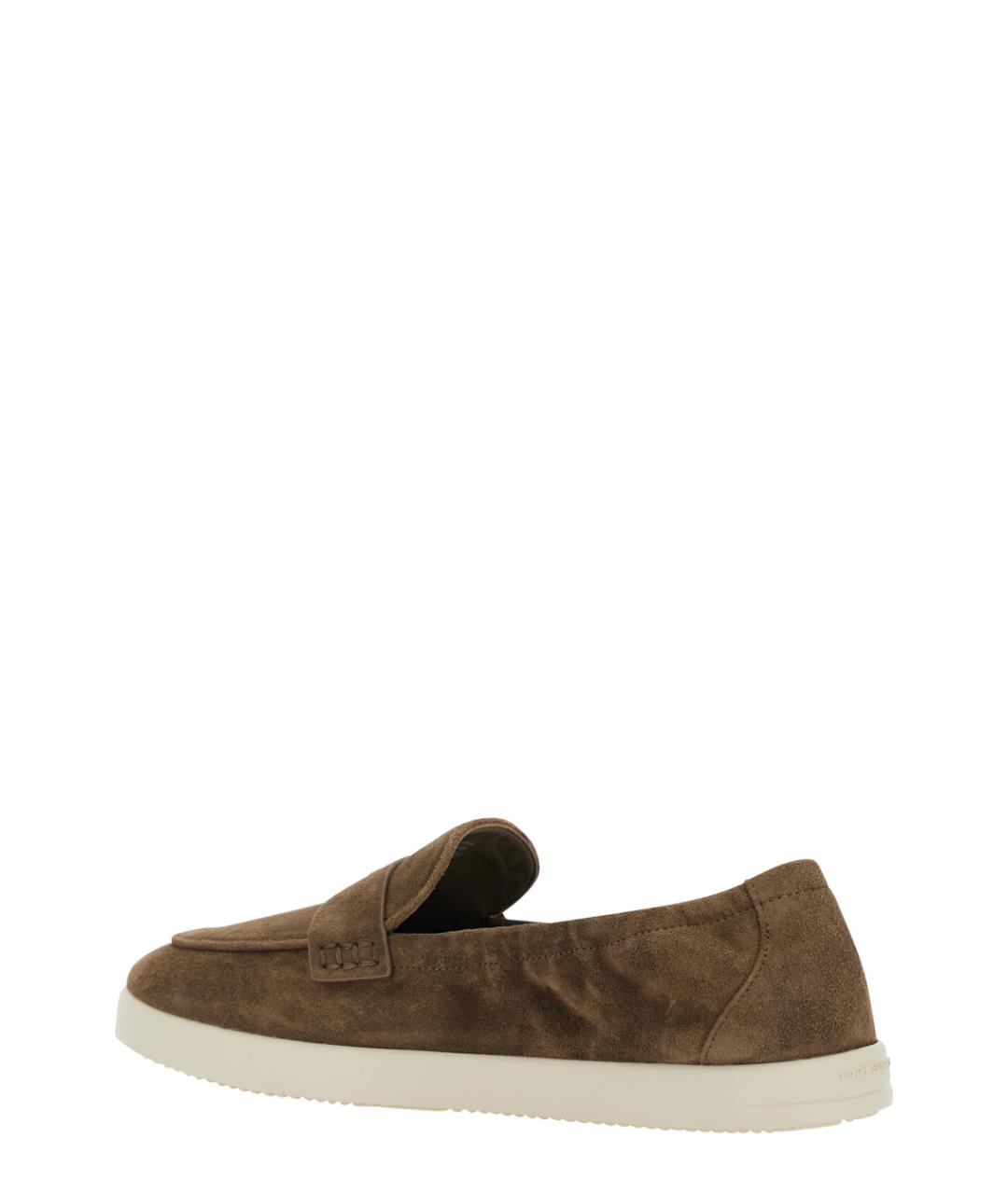 TORY BURCH Коричневые замшевые лоферы, фото 3